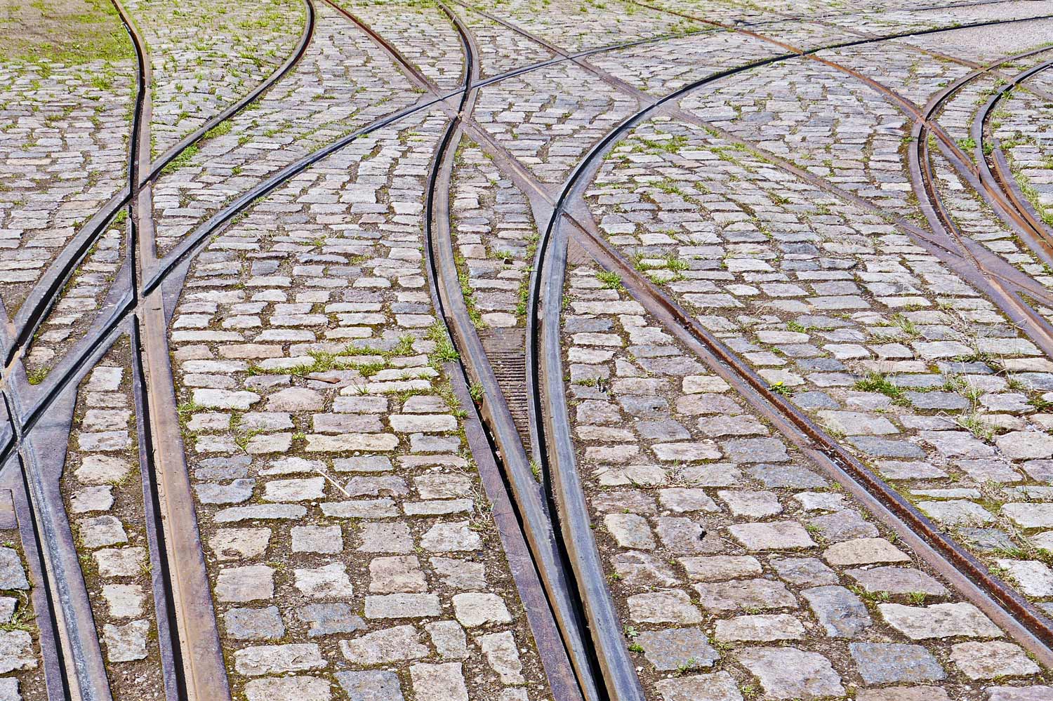 Straßenbahnschienen